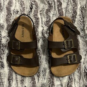 Old Navy Dark Brown Kids Sandals